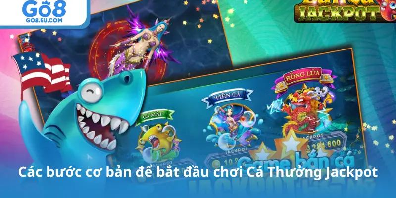 Các bước cơ bản để bắt đầu chơi Cá Thưởng Jackpot