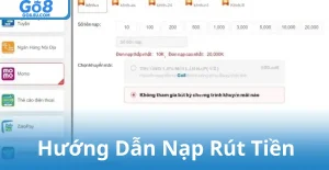 Hướng Dẫn Nạp Rút Tiền