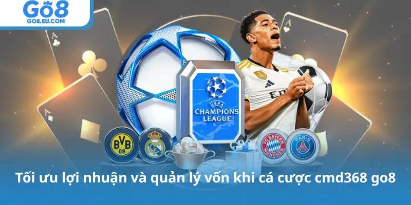 Tối ưu lợi nhuận và quản lý vốn khi cá cược cmd368 go8